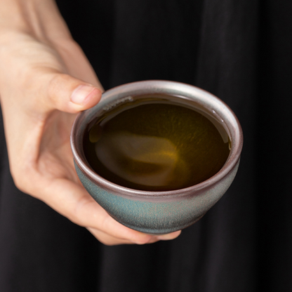 Basket - shaped and Colored Tea Cup