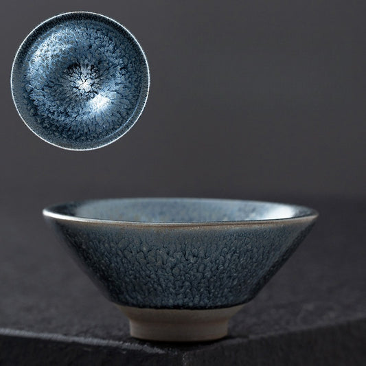 Hundred - flower - patterned Wide - brimmed Bowl - shaped Cup